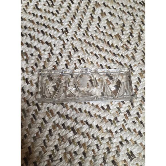 Fostoria for Avon MOM Glass Paperweight Picture Frame Mothers Day Crystal VTG - Picture 3 of 14